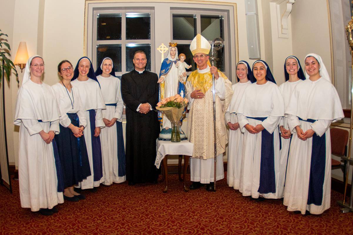 Bishop Jugis with Daughters of the Virgin Mother in 2022 (Copy)