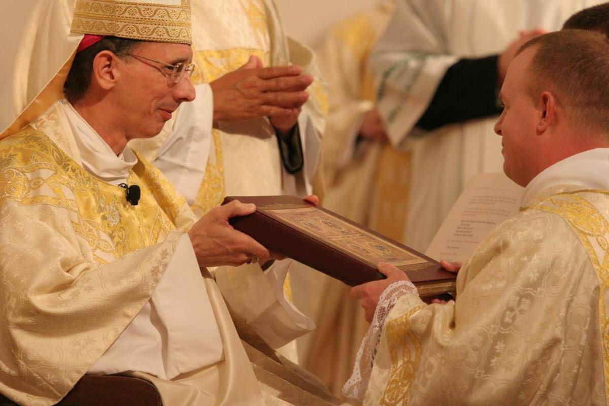 Ordination of Casey Coleman as transitional deacon in 2014