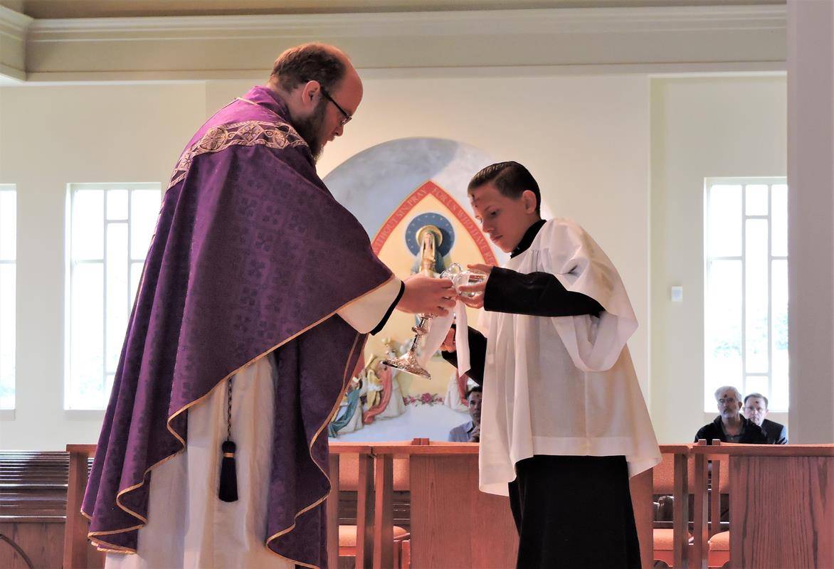 Ash Wednesday at St. Mark Church