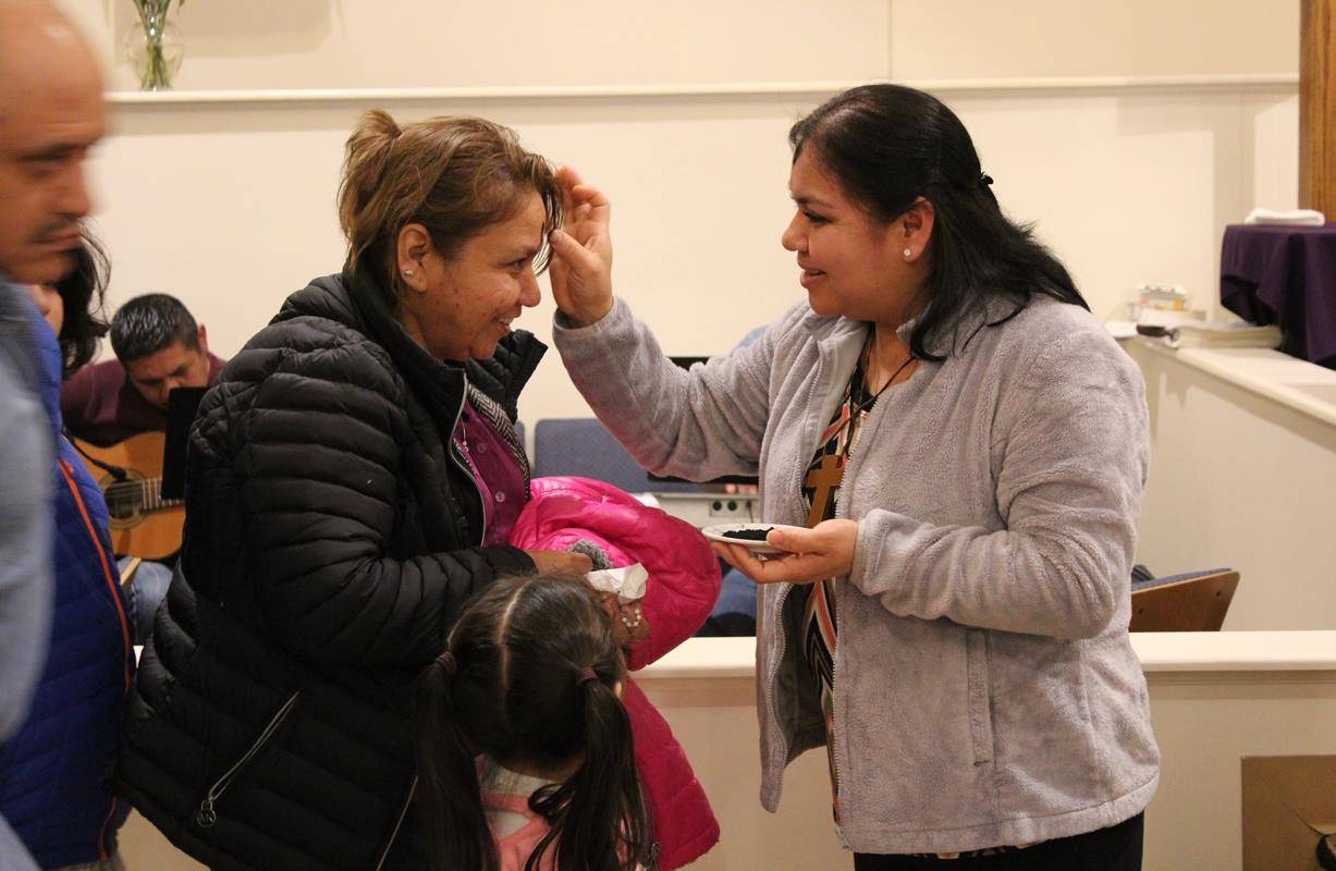 Ash Wednesday, from Divine Redeemer Parish in Boonville.