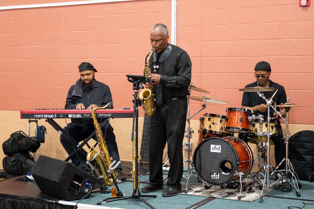 The crowd enjoyed the sounds of Willie Walker and Conversation Piece