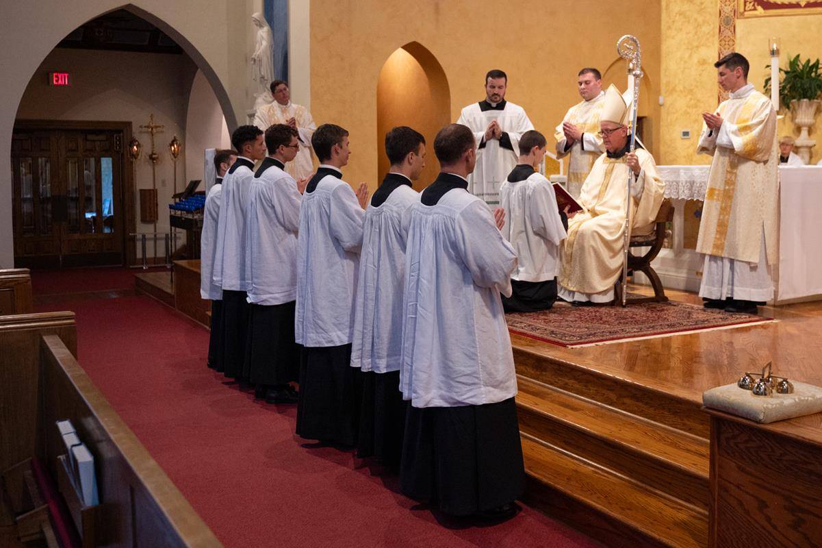 Six seminarians take next step in formation to priesthood