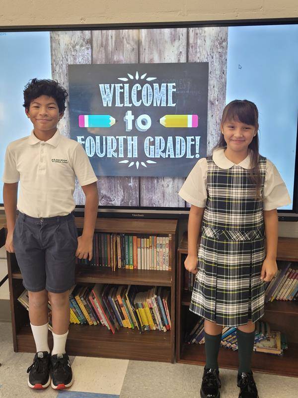 Welcome back to school at St. Michael School in Gastonia. 