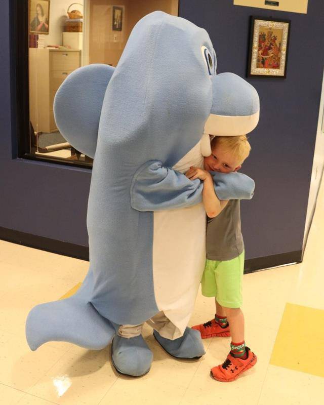 Sacred Heart students are excited to go back to school.