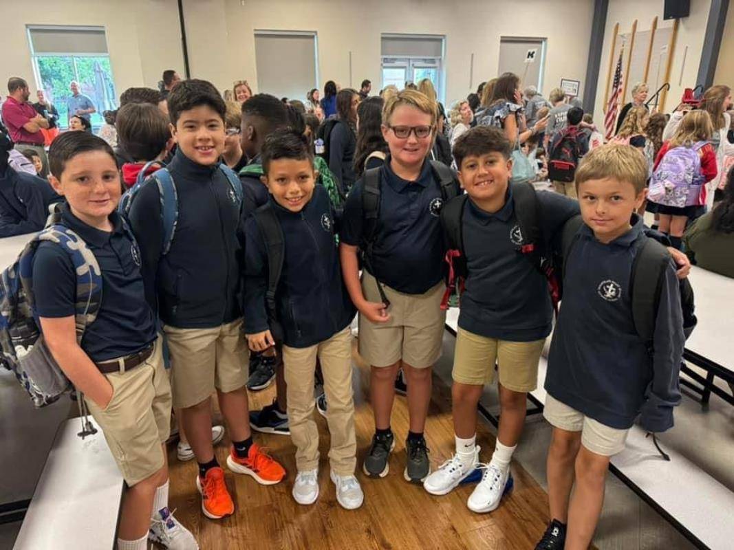 Immaculate Heart of Mary school in High Point welcomes back students.
