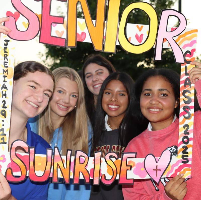 Christ the King High school students Class of 2025 kicked off their final year with a moment of reflection and anticipation. 