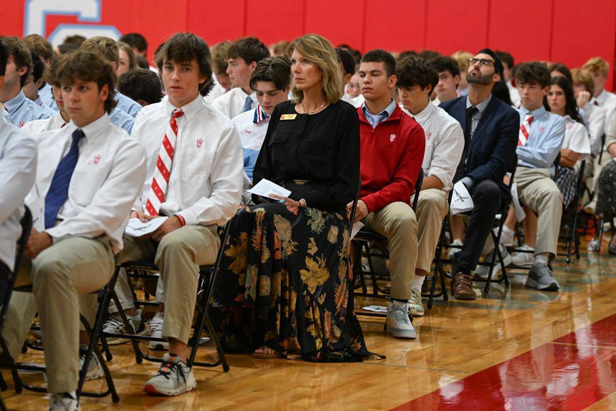 Bishop martin celebrates first mass at charlotte catholic high school