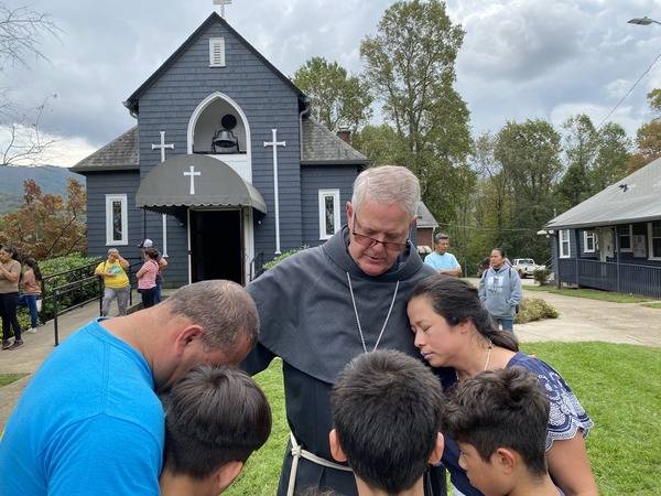 The Holy Spirit is at work amid the devastation and loss, Bishop Martin told Swannanoa parishioners as he comforted and blessed them.