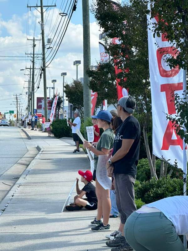 Life Chain in Greensboro.