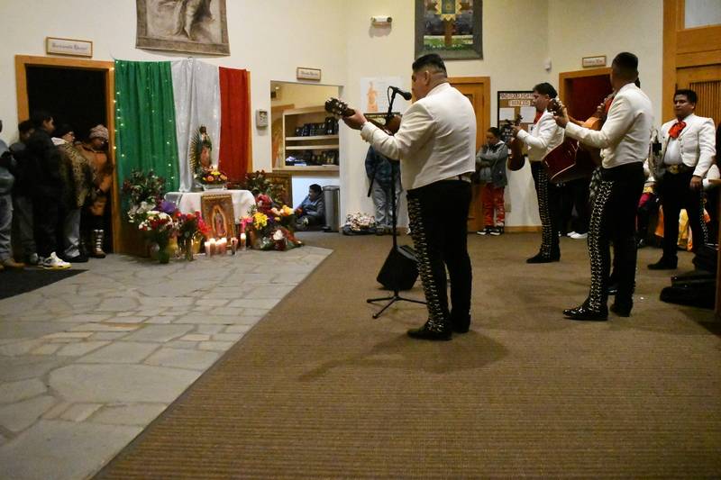 St. Elizabeth of the Hill Country Church in Boone offered a special Mass at 6 a.m. preceded by Mariachis at 4 a.m. in honor of Our Lady of Guadalupe. (Photo by Amber Mellon)