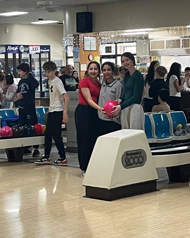 Our Lady of Mercy Middle School students enjoy their bowling adventure during Catholic Schools Week. (Copy)