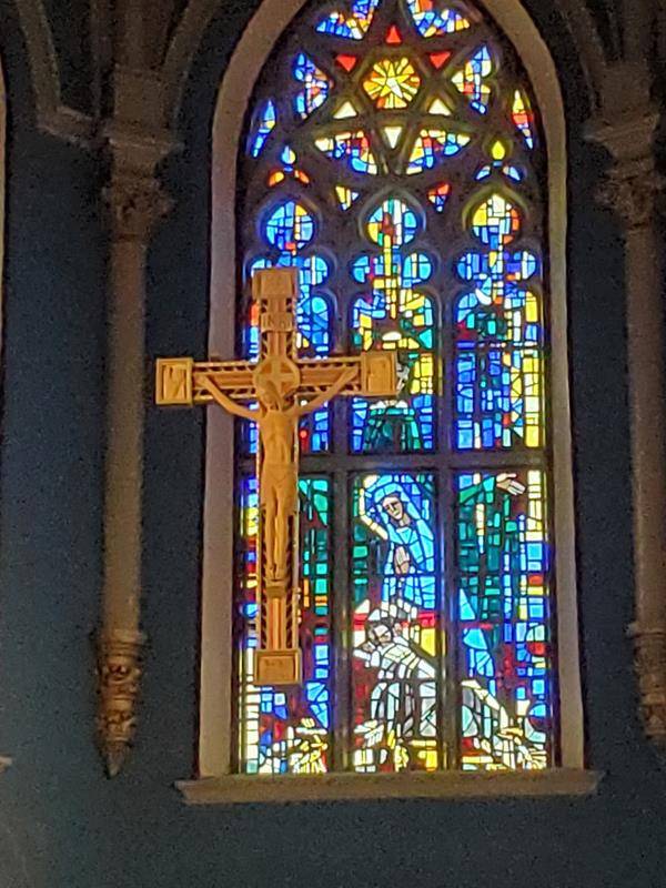 Father Benjamin Roberts, pastor of Our Lady of Lourdes Parish in Monroe, led a three-day pilgrimage to the National Shrine of St. Dymphna in Massillon, Ohio.