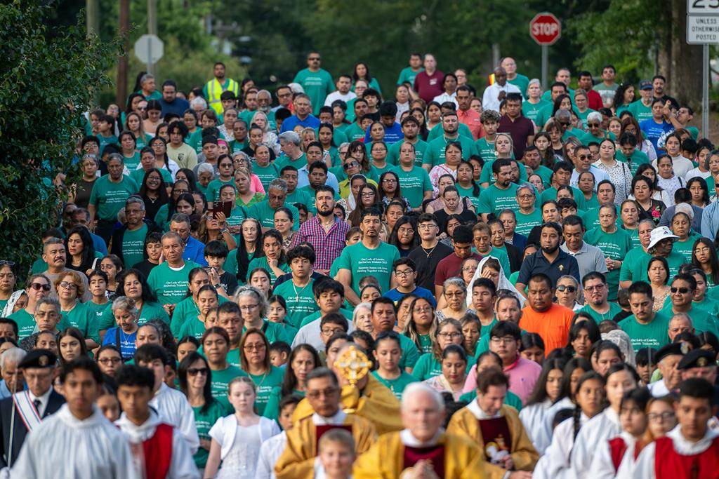 Our Lady of Lourdes Parish in Monroe turned their Corpus Christi celebration into a three-day retreat, a “Eucharistic Triduum.” 