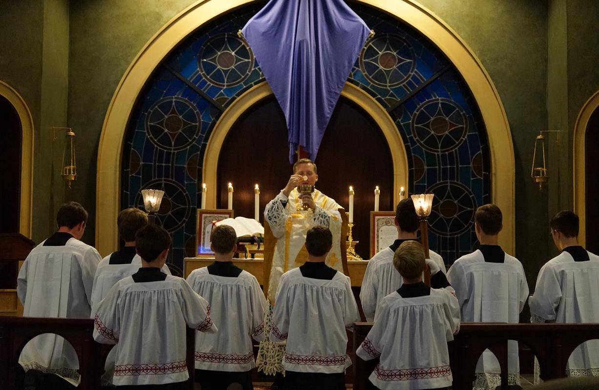 CHARLOTTE — The Mass, which was sponsored by St. Ann parish, marked the beginning of the first diocesan Easter Triduum in the Extraordinary Form since the diocese was established in 1971. 