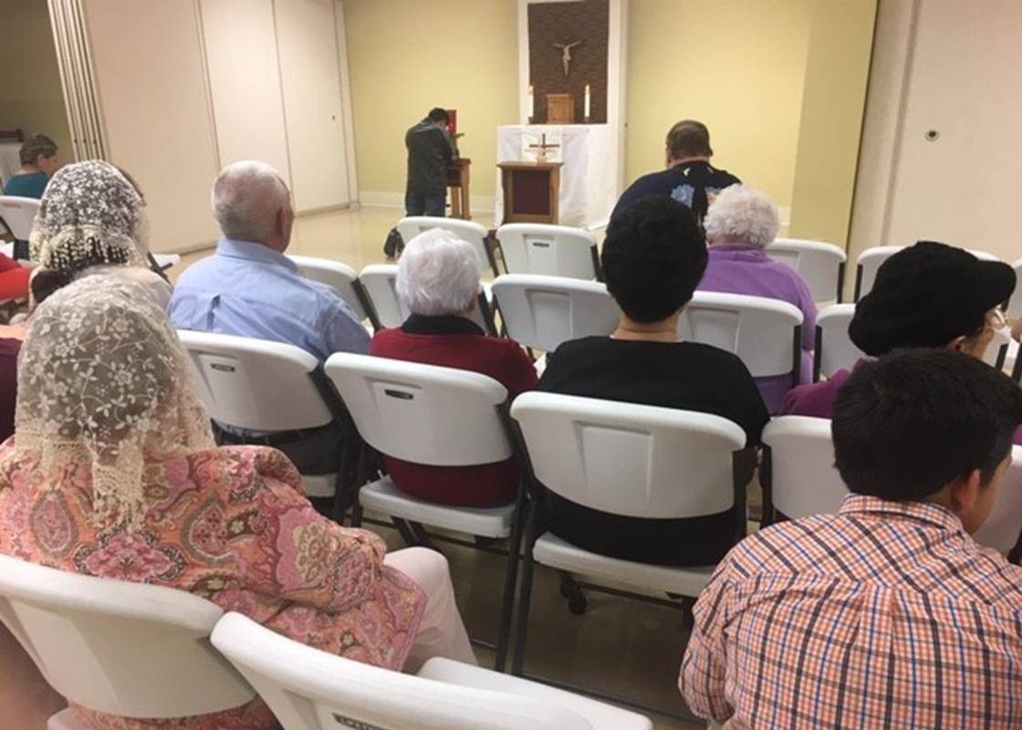 JEFFERSON — Adoration at St. Francis of Assisi on Holy Thursday. ( By Patrick Hession)