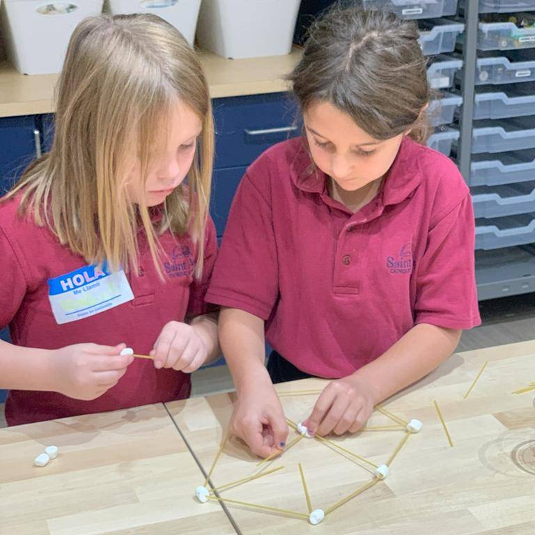 St. Ann students have been busy praying together, cleaning up Mary’s gardensand having fun learning and playing