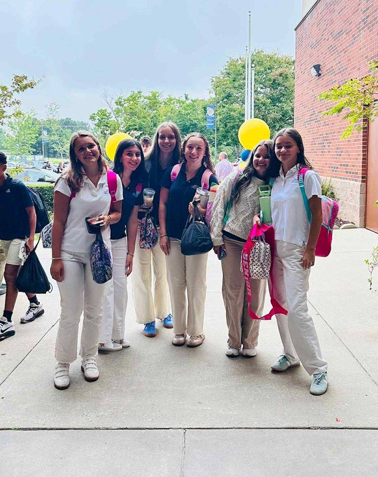 Bishop McGuinness High School welcomes students to the Kernersville school. 
