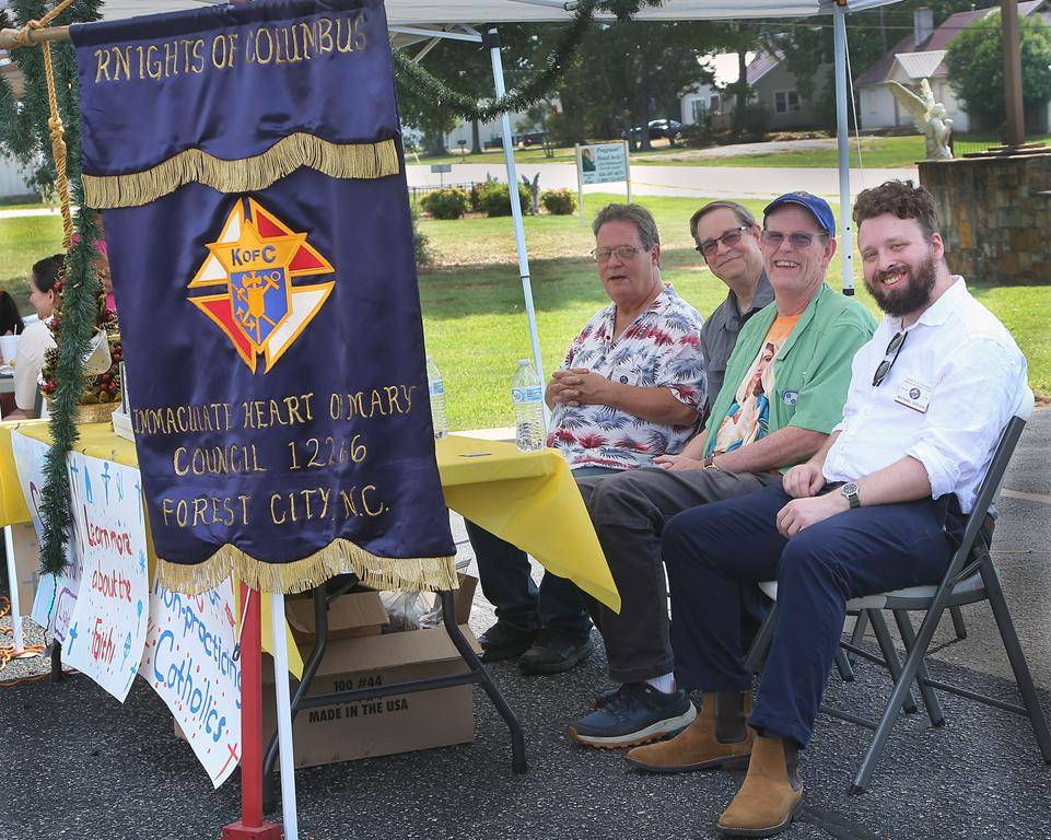 Knights of Columbus at the festival (Copy)