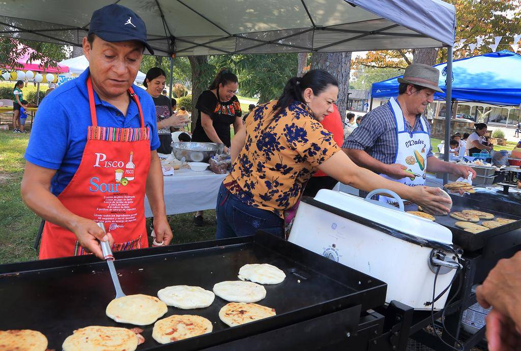 Traditional food being prepared at the festival (Copy)