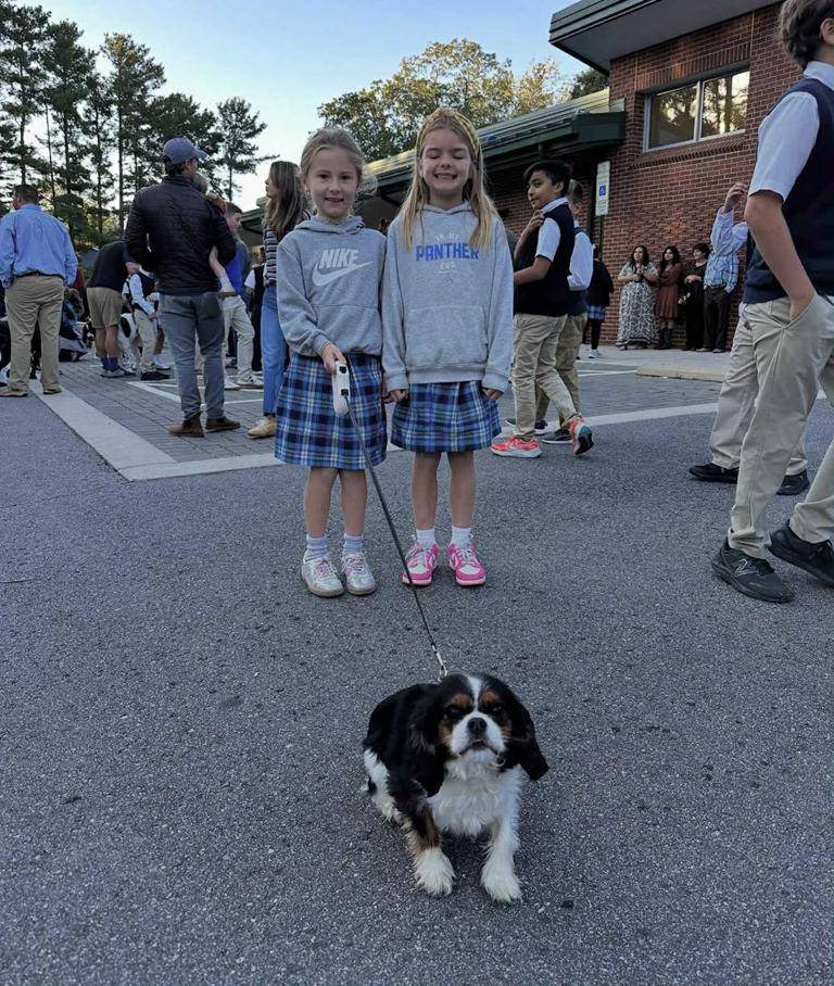 Students at Asheville Catholic celebrated St. Francis’ Feast Day Oct. 3 with a Blessing of the Pets event. Deacon Mike gave the furry friends a blessing and prayer. 