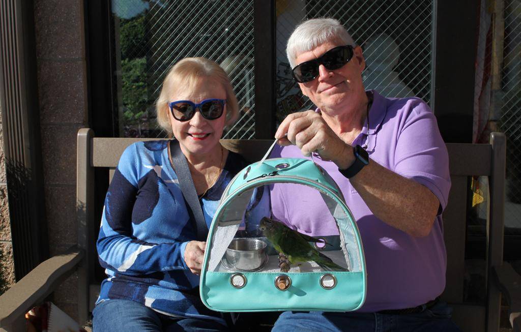 Pets were blessed on Oct. 4 at St. Francis of Assisi Parish in Lenior. The four-legged friends were blessed alongside a 33-year-old bird named Kiwi. 