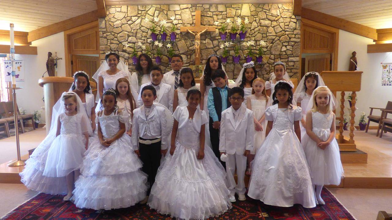 First Communions celebrated across the diocese