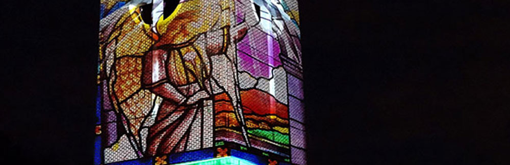 St. Mark Church lights up the night to celebrate milestone anniversaries