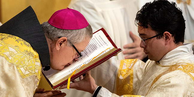 Reception in Cathedral Mass