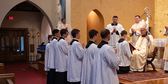 Six seminarians