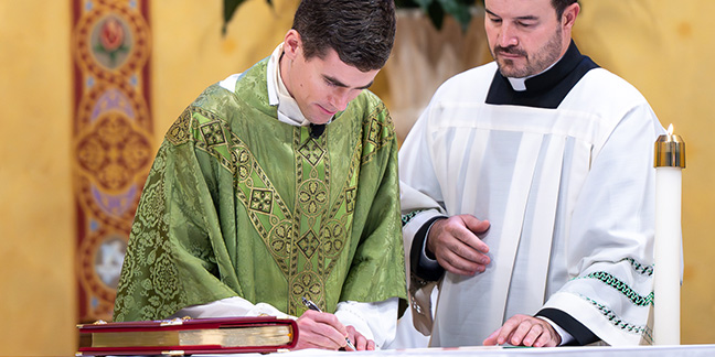 New pastor installed at St. Patrick Cathedral