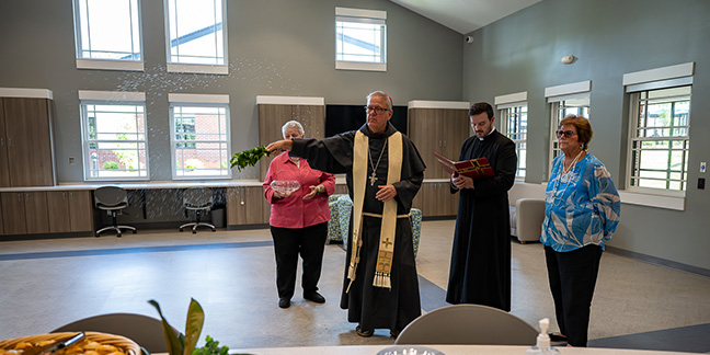 ‘Mercy Moments’ abound as Holy Angels dedicates campus