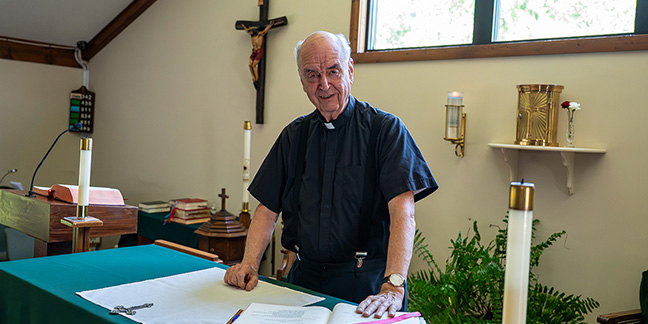 Father Hanic begins his retirement ‘adventure’