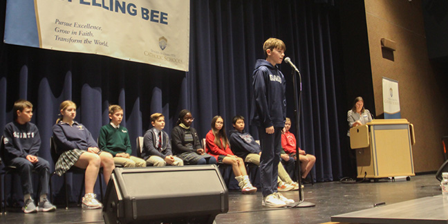 Students abuzz over spelling bee