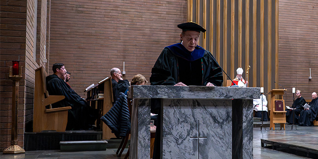 Belmont Abbey College welcomes new president 