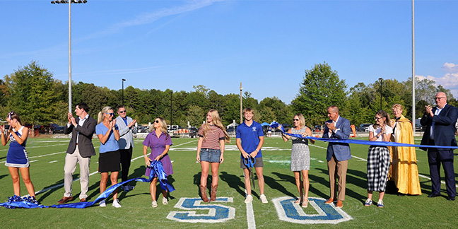 Christ the King High School celebrates stadium upgrades