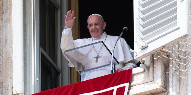 Climbers exist inside the church, too, pope says