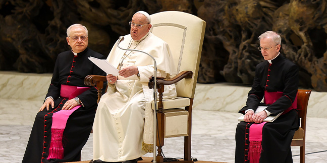 Be not afraid, because God is always near, pope says